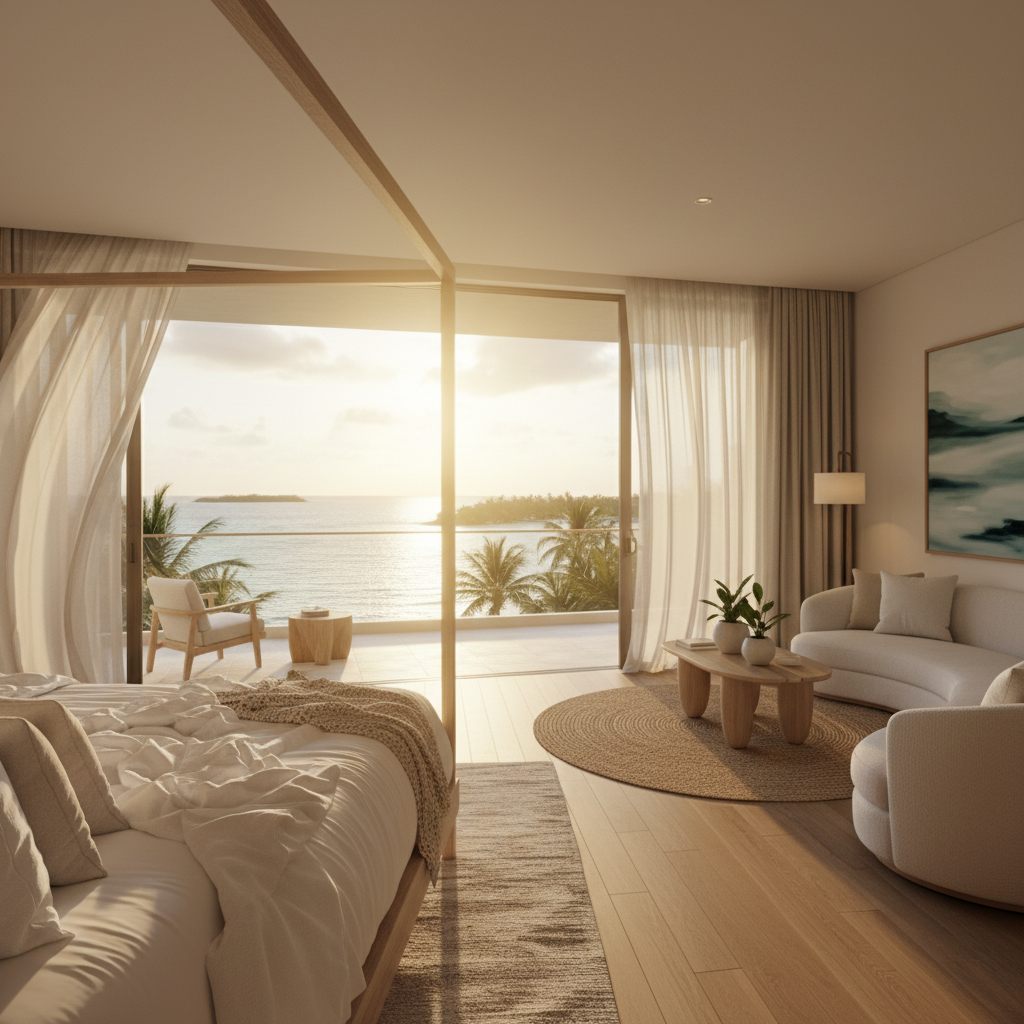 Inspiring stay overlooking the ocean